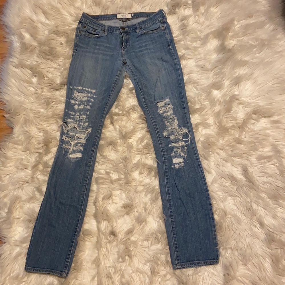 Ripped A&F jeans